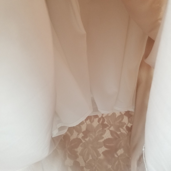 Vince Camuto Womens Lace Sleeveless Midi Dress Size 10 Cottagecore Romantic Boho - Picture 15 of 16